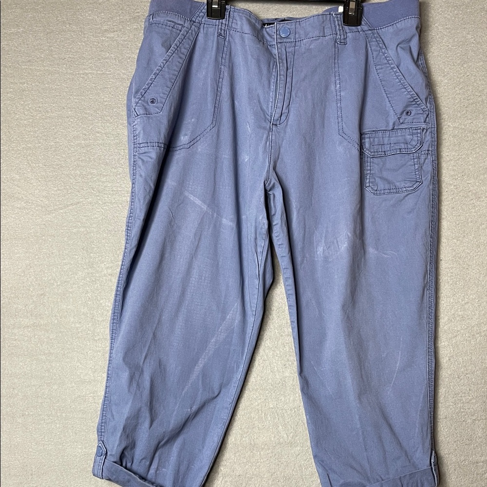 Men's Blue Casual Pants